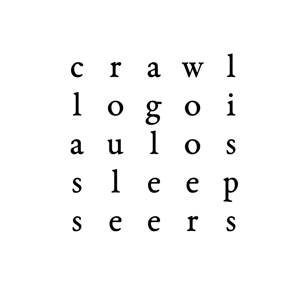 crawl logoi aulos sleep seers 