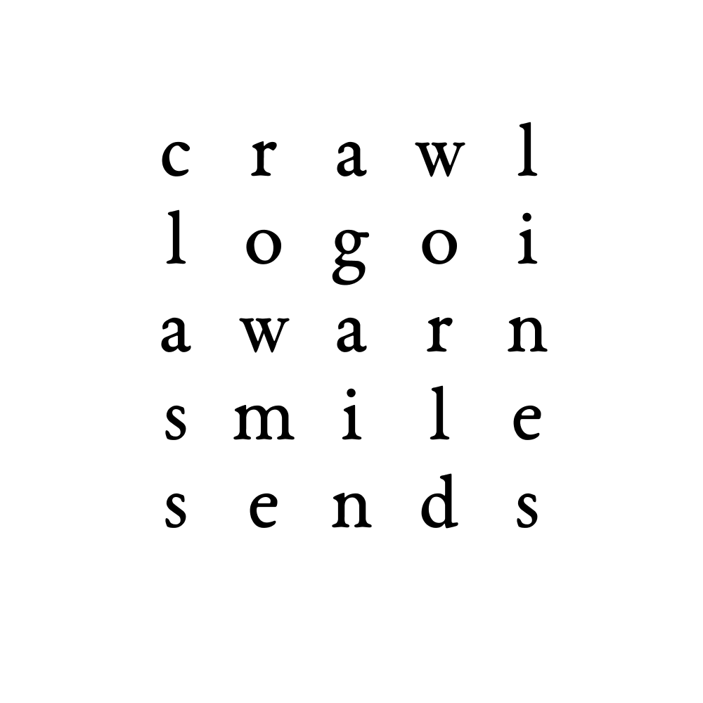 crawl logoi awarn smile sends 