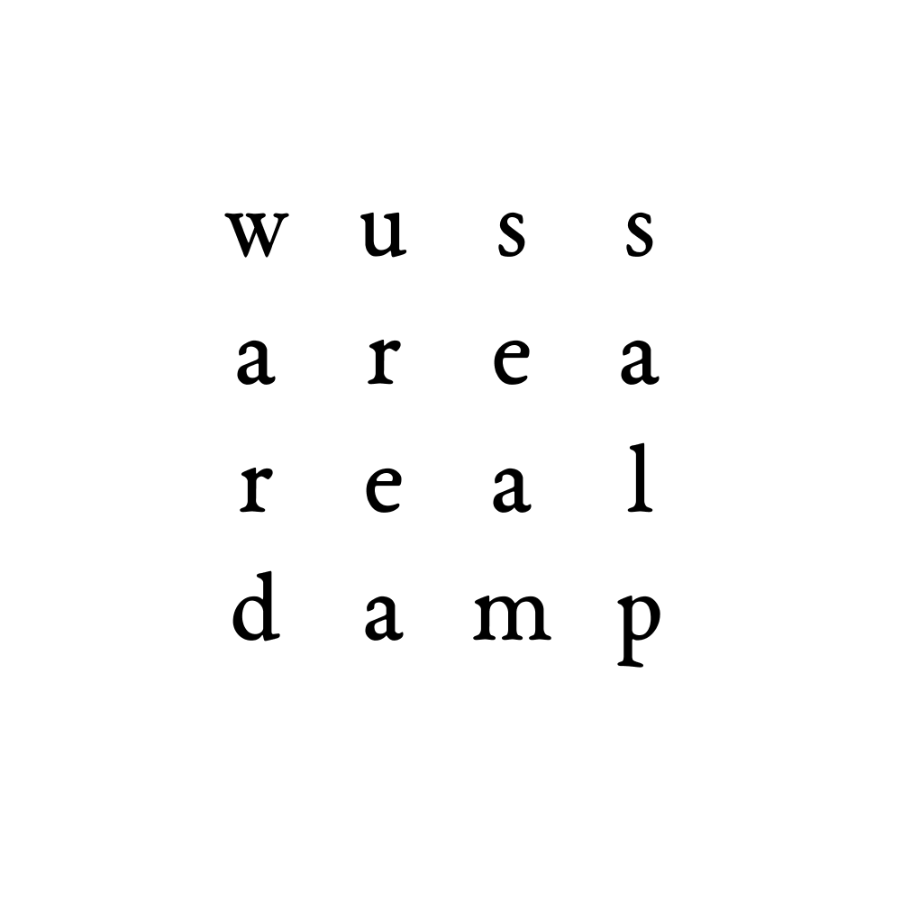 wuss area real damp 